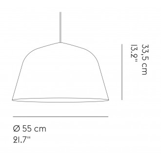 grey - Ø55cm - Ambit pendant