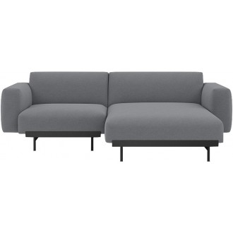 Ocean 80 / black – In Situ 2-seater sofa / configuration 4 – 216 x 169 cm