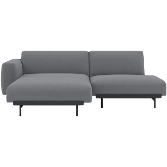 Ocean 80 / black – In Situ 2-seater sofa / configuration 6 – 216 x 169 cm
