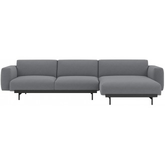 Ocean 80 / black – In Situ 3-seater sofa / configuration 6 – 297 x 169 cm