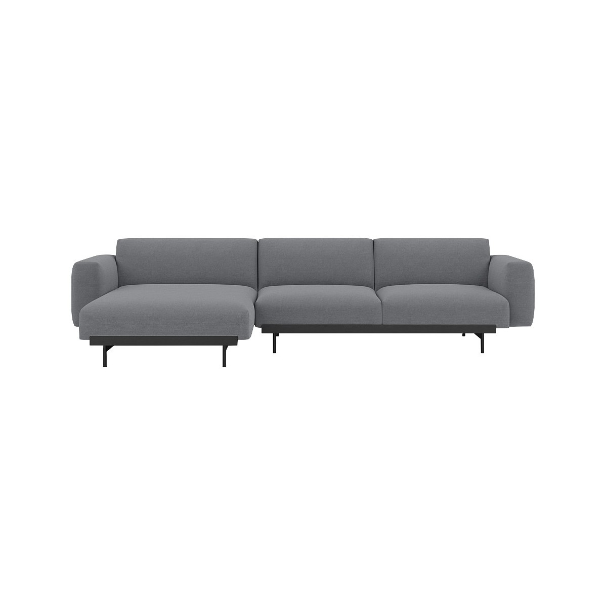 Ocean 80 / black – In Situ 3-seater sofa / configuration 7 – 297 x 169 cm