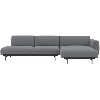 Ocean 80 / black – In Situ 3-seater sofa / configuration 8 – 297 x 169 cm