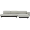 Clay 12 / black – In Situ 3-seater sofa / configuration 8 – 297 x 169 cm