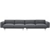 Ocean 80 / black – In Situ 4-seater sofa / configuration 1 – 360 x 107 cm