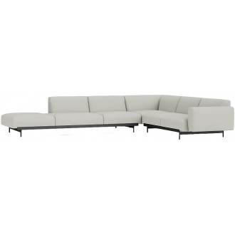 Clay 12 / black – In Situ corner sofa / configuration 6 – 368 x 287 cm