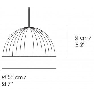 Ø55cm - gris - Under the Bell