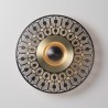Ø33cm - graphite / brass satin - Earth Turtle - wall / ceiling lamp
