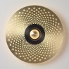 Ø44cm - brass / graphite - Earth Mandala - wall / ceiling lamp