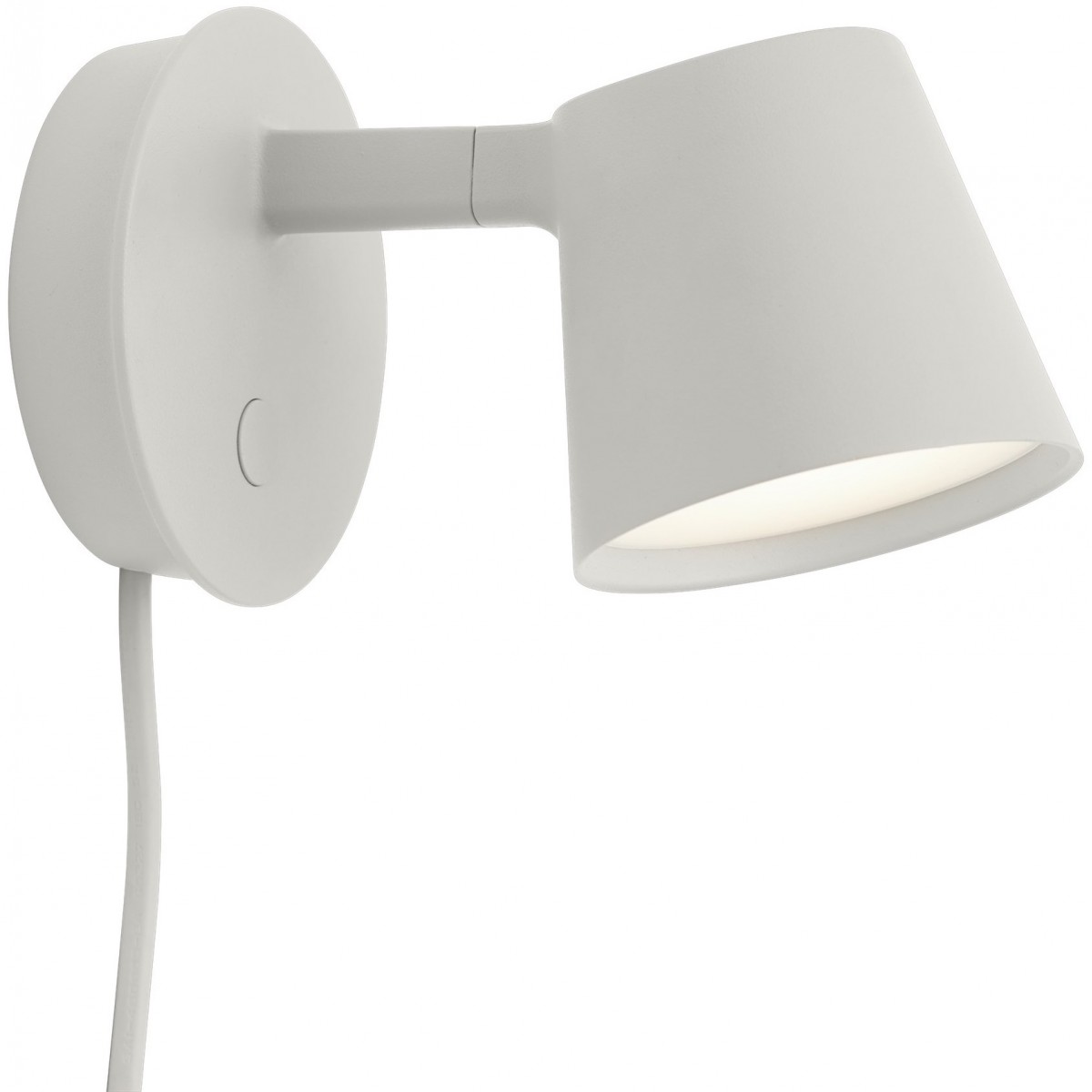 Tip wall lamp – grey