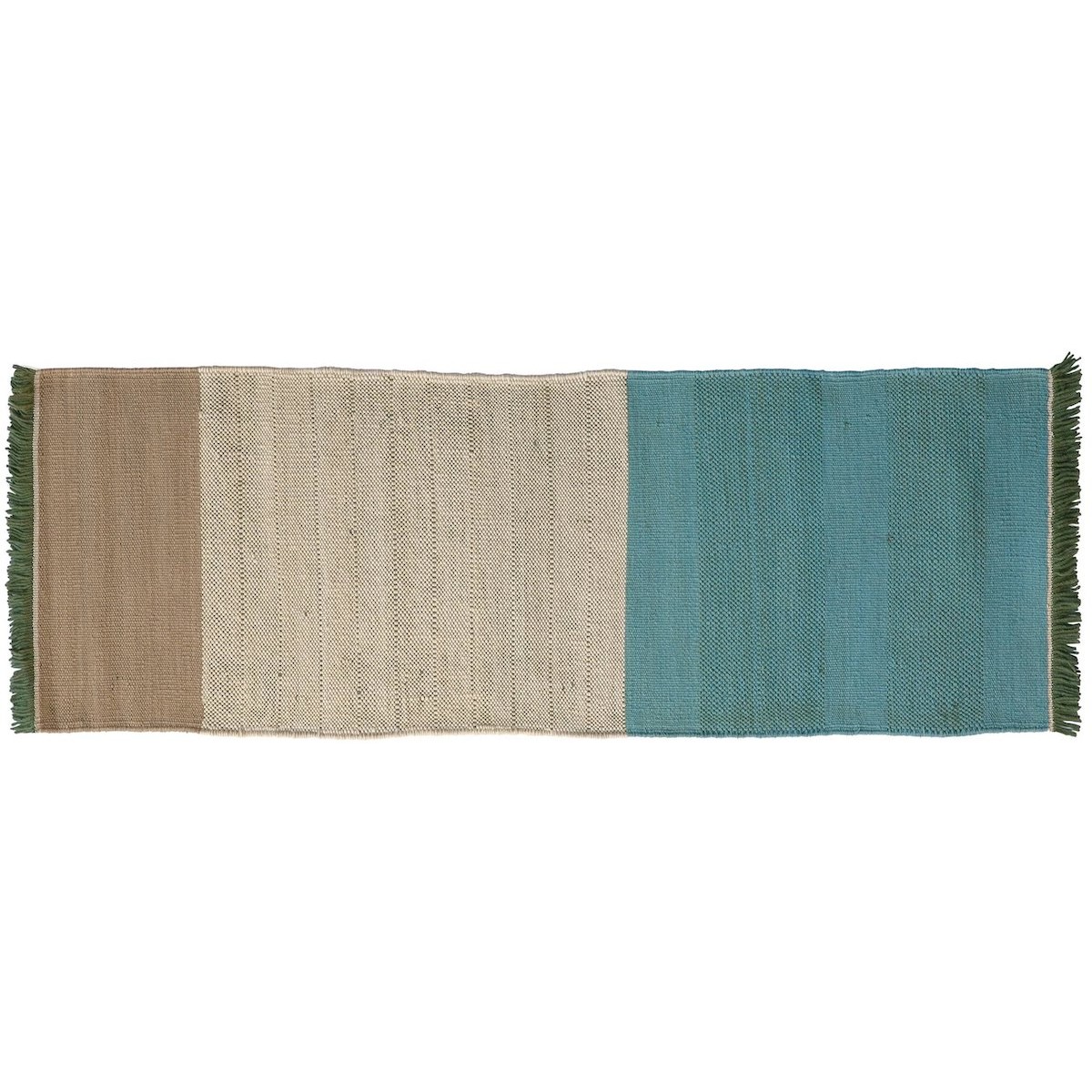 80x240cm - vert - tapis Tres Stripes