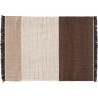 170x240cm - chocolat - tapis Tres Stripes