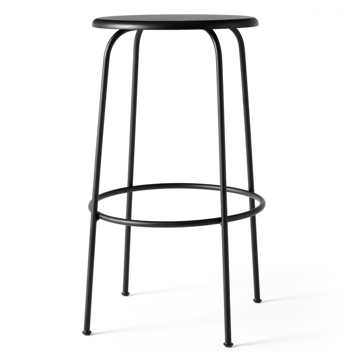 Afteroom bar stool - seat height 73,5 cm - black