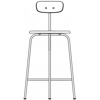 seat height 73,5 cm - Afteroom counter chair