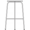 seat height 73,5 cm - Afteroom bar stool