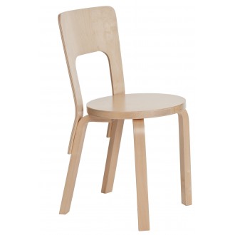 birch natural lacquered - 66 chair