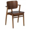 walnut stained birch - Domus chair