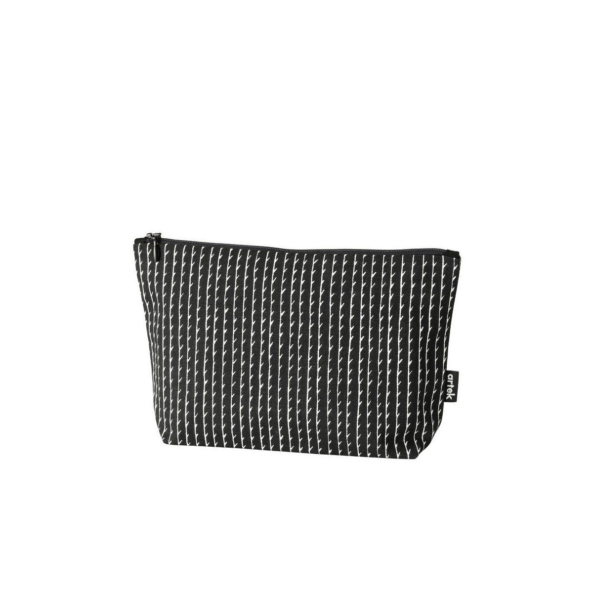24x15cm - black / white - pouch - Rivi