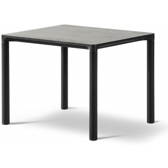 chêne peint en noir – 46.5 x 39 cm – table basse Piloti 6705
