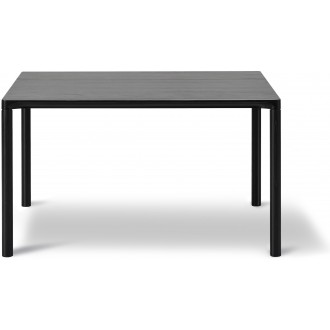 black lacquered oak – 75 x 75 cm – Piloti 6720 coffee table