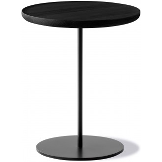 black lacquered oak / black - side table Pal 6751