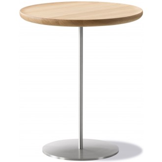 oak light oil / stainless steel, brushed - side table Pal 6755