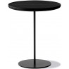 black lacquered oak / black - side table Pal 6755