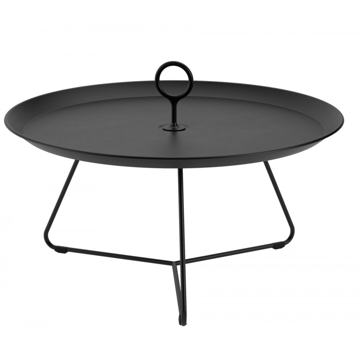 Black - Ø70 cm - Eyelet table