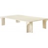 140 x 80 cm / neutral white – Doric coffee table