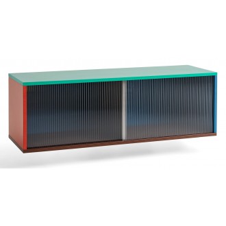 Colour cabinet M – Multi, wall, with glass