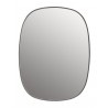 Grey / Clear, small - Framed Mirror