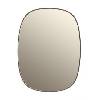 Taupe / Taupe, small - Framed Mirror