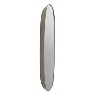Taupe / clear, small - Framed Mirror