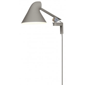 NJP wall lamp short arm – Light grey