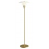 metallic brass - PH 3½-2½ floor lamp