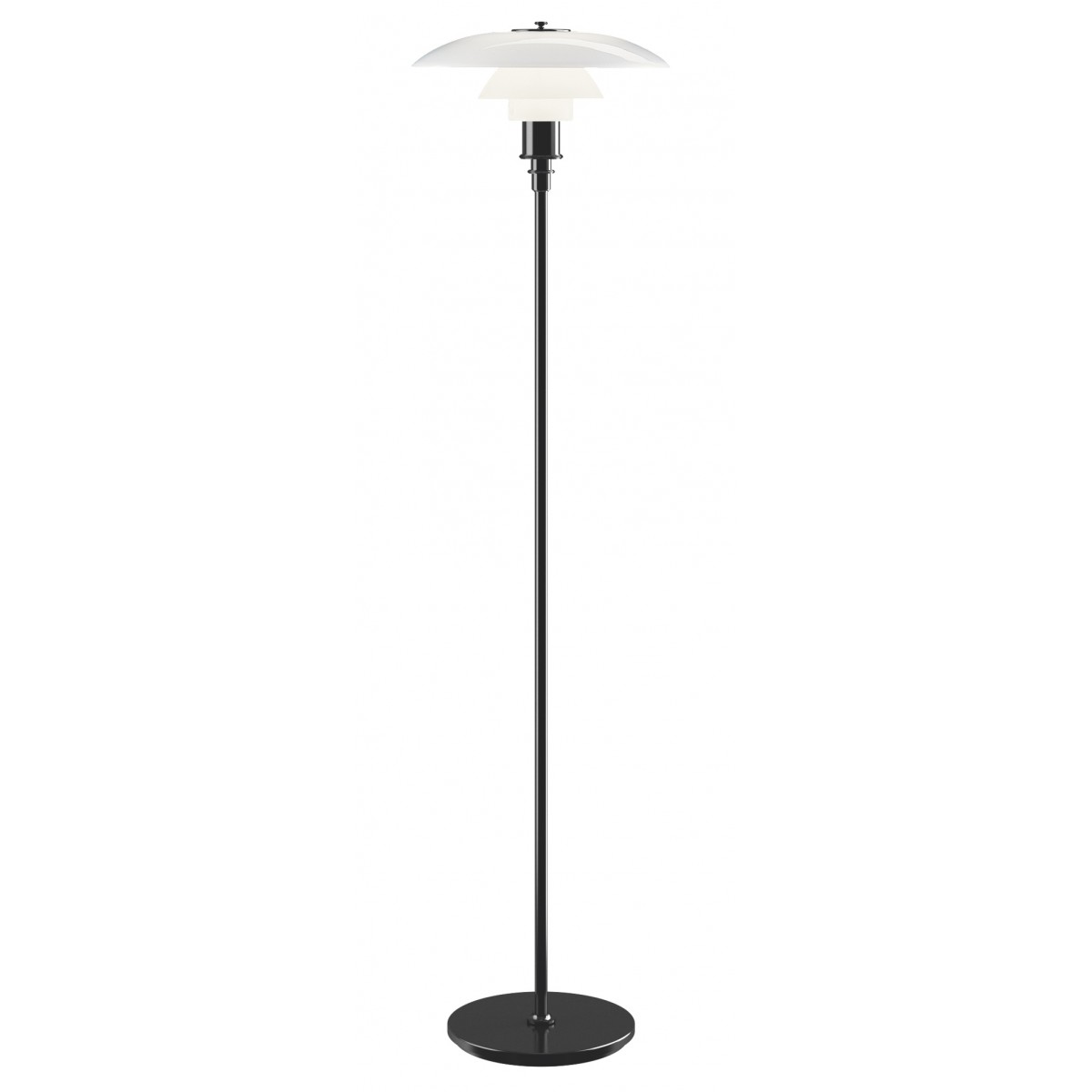 black - PH 3½-2½ floor lamp