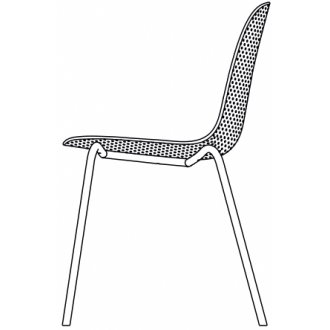 without armrests - 13Eighty chair