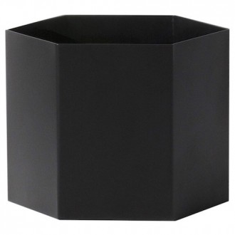 XL - noir - pot Hexagone