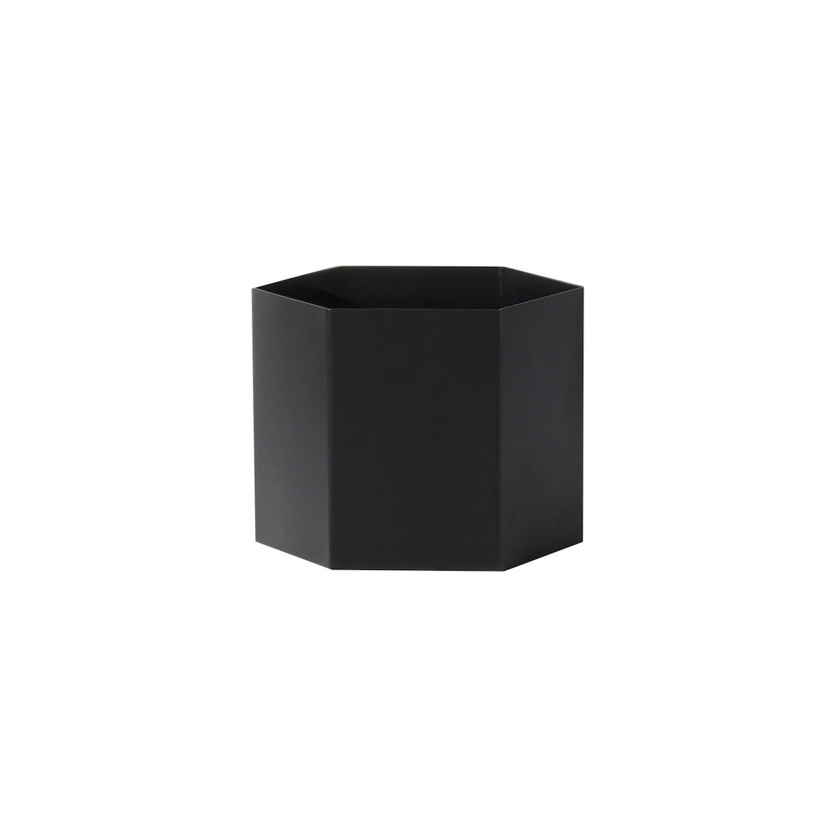 XL - black - Hexagon pot
