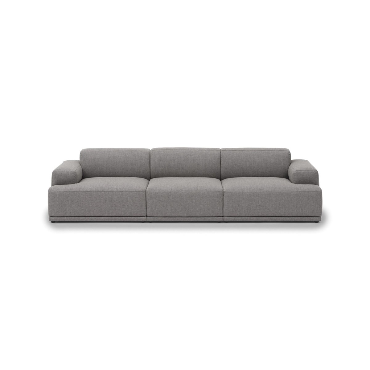 Connect Soft - 3 seater sofa, Configuration 1 - Re-Wool 128 fabric