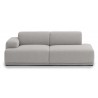 copy of Connect Soft - 2 seater sofa, Configuration 2 - Clay 12 fabric