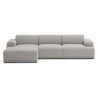 Connect Soft - 3 seater sofa, Configuration 3 - Clay 12 fabric