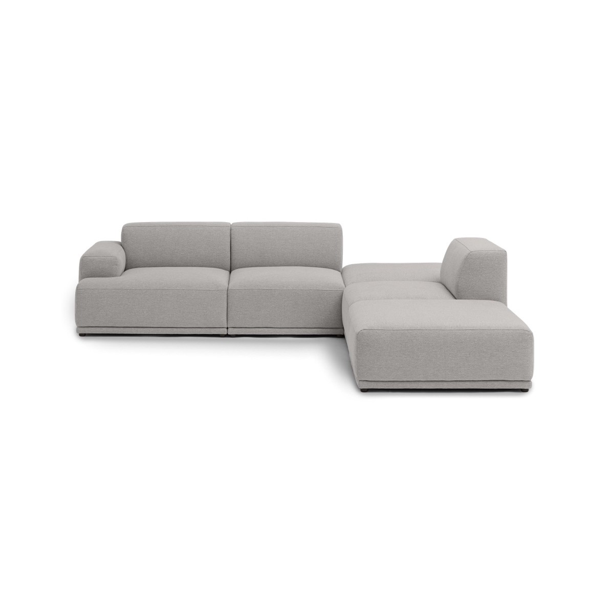 Connect Soft - corner sofa, Configuration 3 - Clay 12 fabric