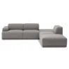 Connect Soft - corner sofa, Configuration 3 - Re-Wool 128 fabric