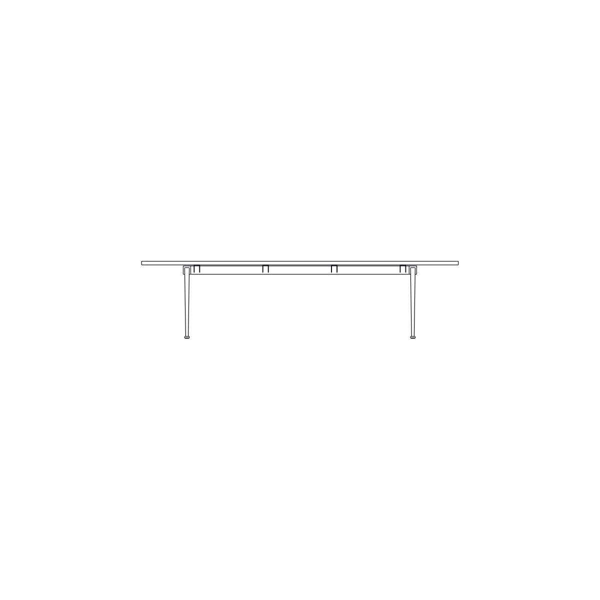 190 x 40 cm - Pyramid bench 12