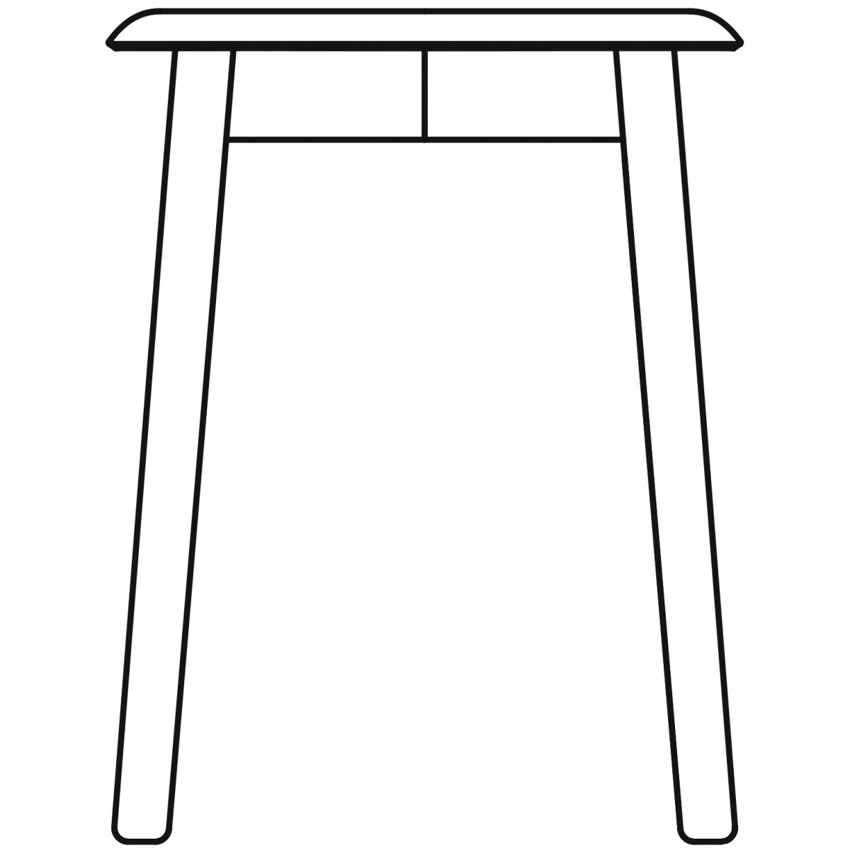 Soft Edge 72 stool