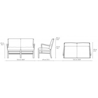 chêne - sofa OW149-2