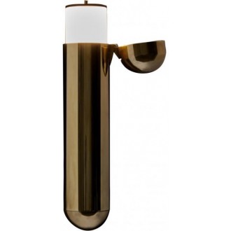 right opening – varnished brass – ISP wall lamp