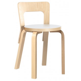 natural birch - white HPL - 65 chair