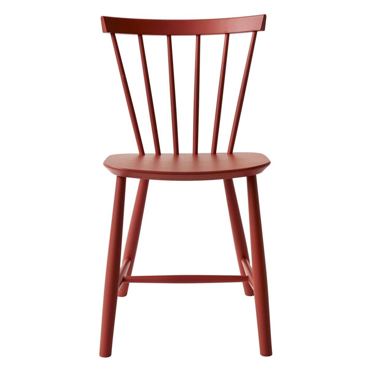 Red J46 chair