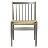 natural paper cord / moss grey beech - J80 chair